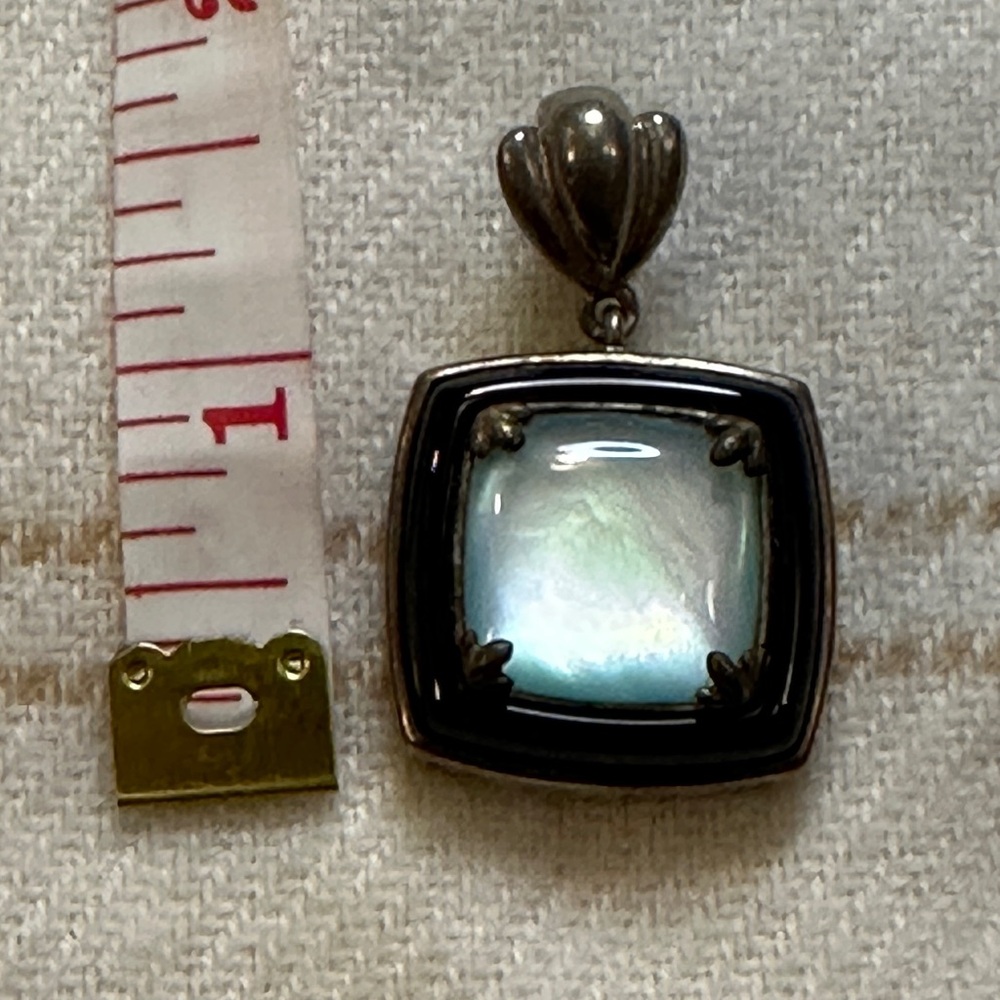 Whitney Kelly Silver Pendant with Iridescent Stone